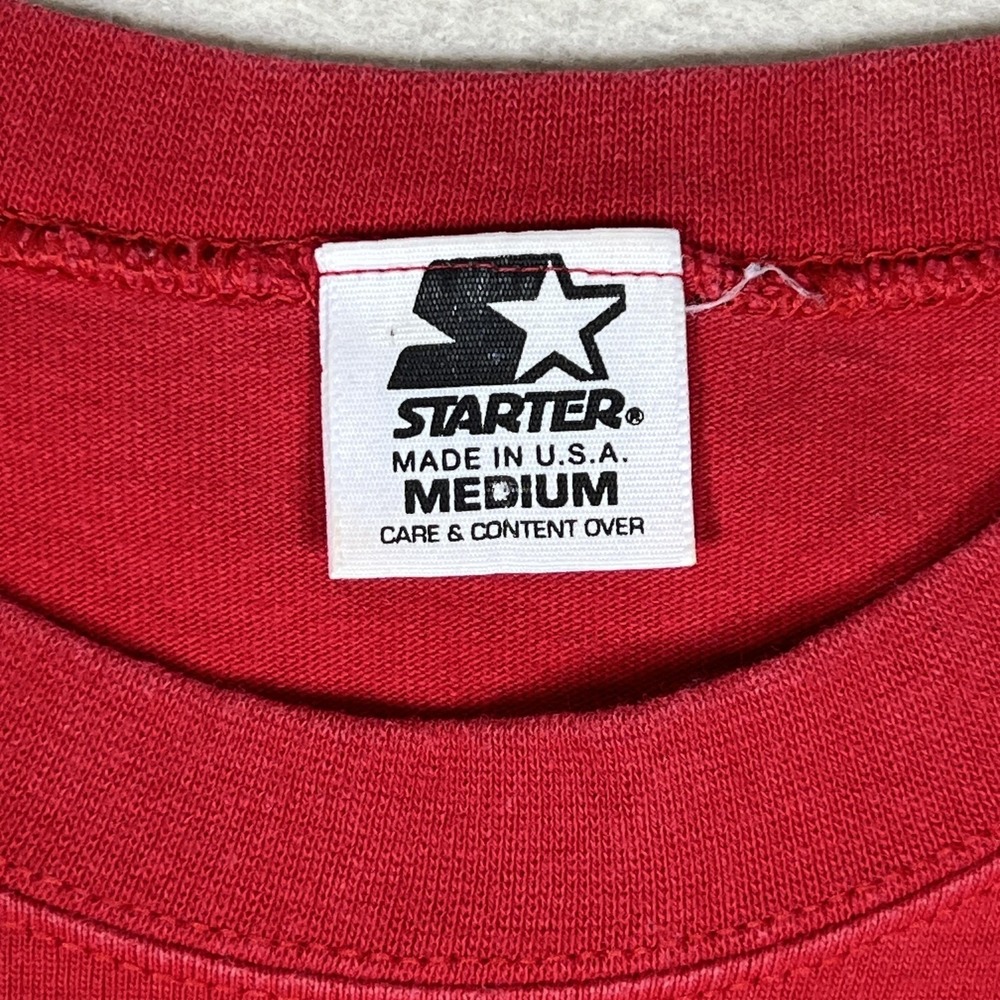 Vintage Starter Arizona Wildcats Shirt Mens Medium Red College 90s Graphic Tee - Picture 3 of 8